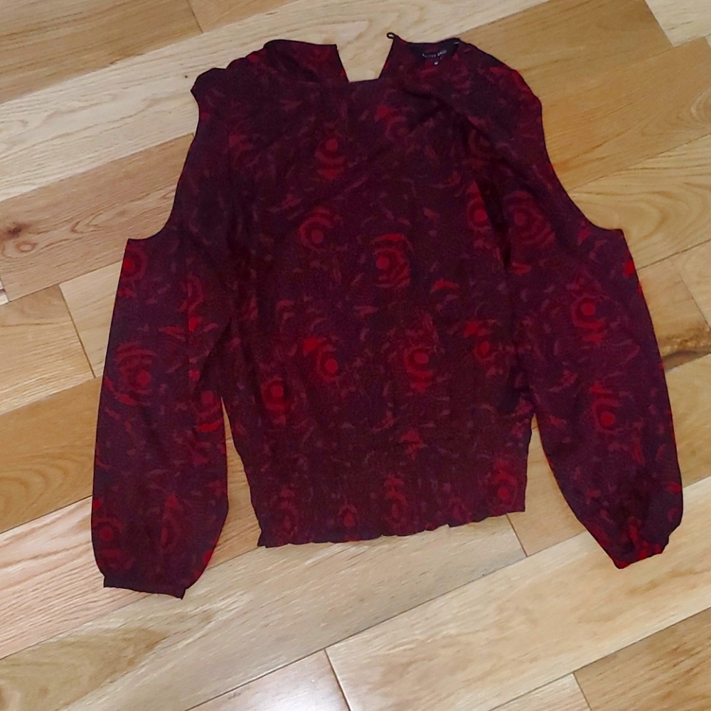 Black & Red Blouse M